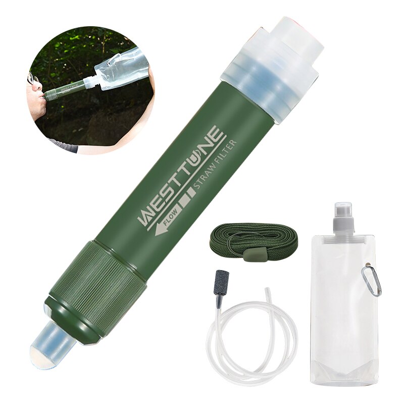 Water Purification Straw - Mini filtro per esterni Set di