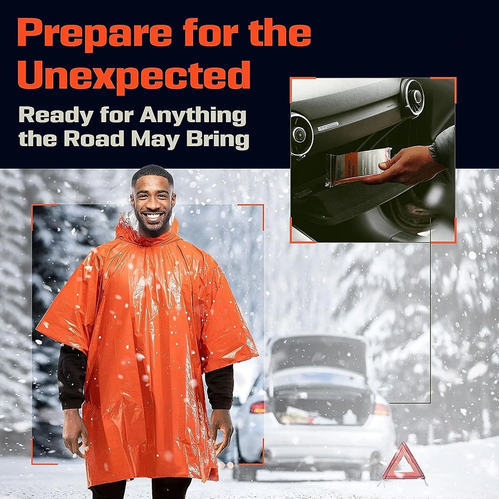 1 Pezzo Telo Antipioggia da Ca - Emergency Poncho Rain recensione e prezzo